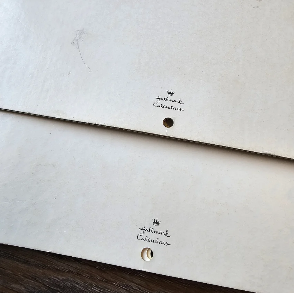 Vintage 1982 & 1983 Hallmark Calendars 